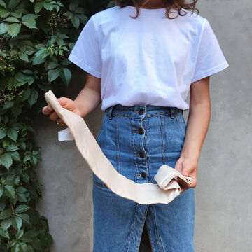 Бежевий непромокаючий шопер