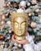 Золотий арт-вазон Будда