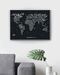 Travel Map LETTERS World