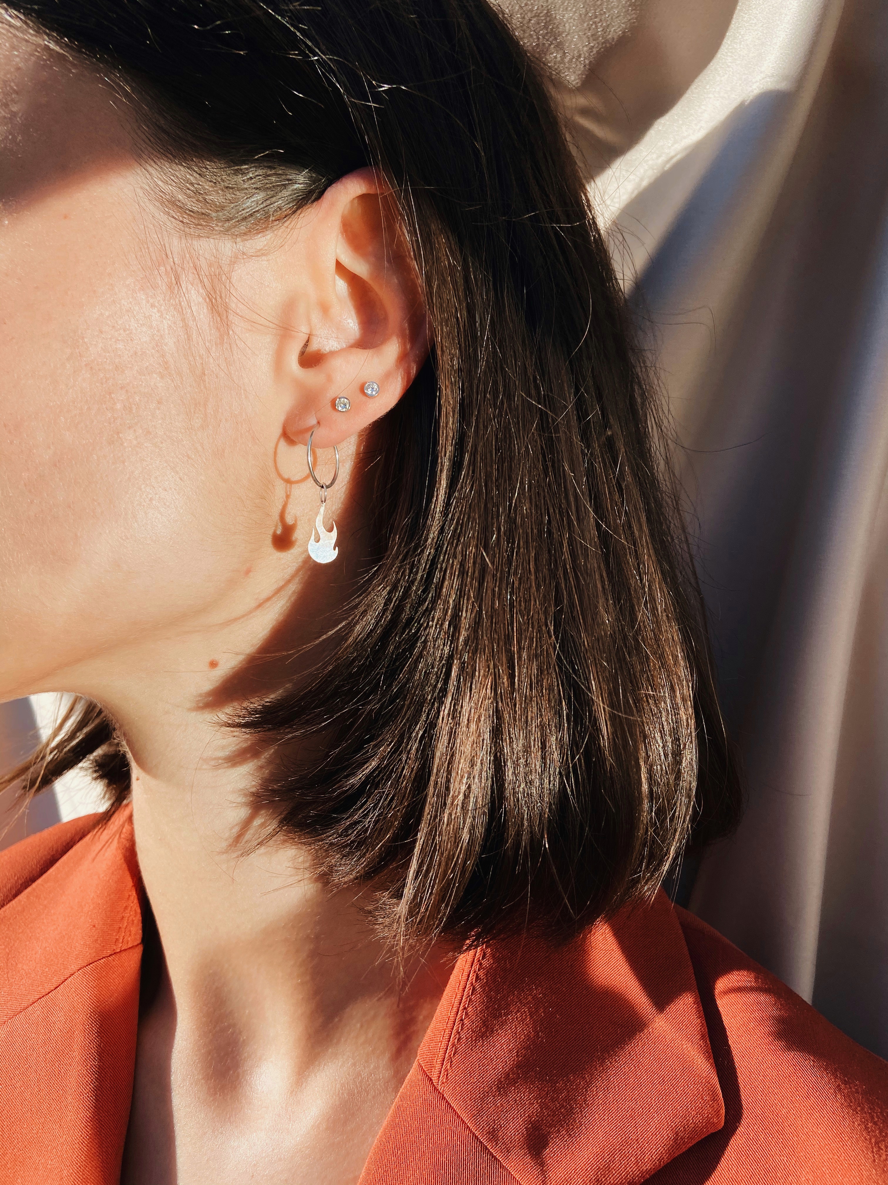 Earrings “Flame”