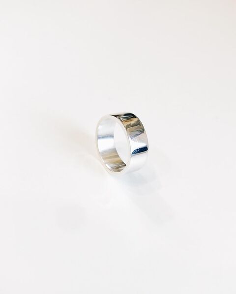 Широка каблучка Simple