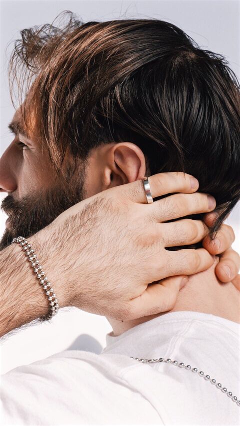 Широка каблучка Simple