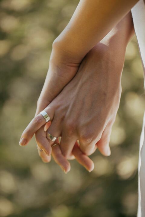 Широка каблучка Simple