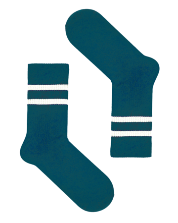 Носки с бежевыми полосками Морская Волна