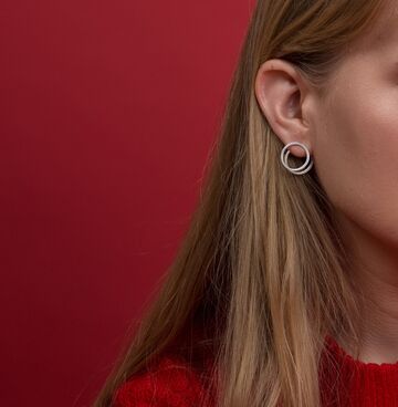 Сережки Подвійні Кола