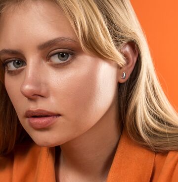 Сережки-пусети Moon