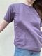Фиолетовая футболка Плавцы