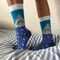 Сині шкарпетки з акулою