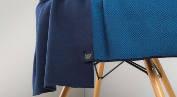 Темно-синій плед Twin Tardis Blue