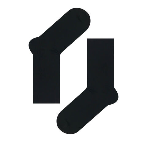 Чорні шкарпетки без резинки