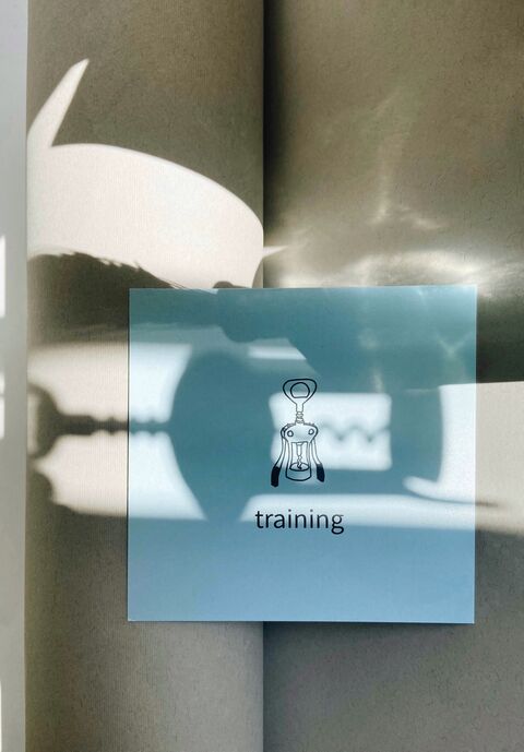 Square postcard Training