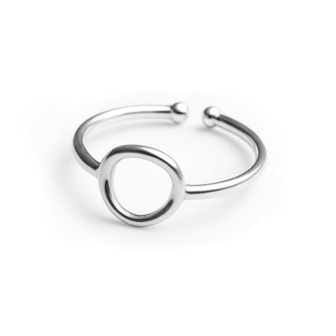 Open Circle Midi Ring