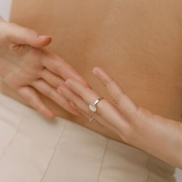 Каблучка на фалангу з диском