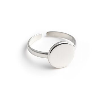 Midi Ring with Disc