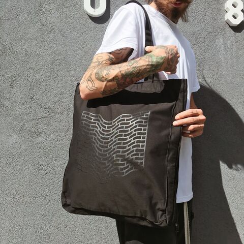 Чорний шопер "Acid Wall"