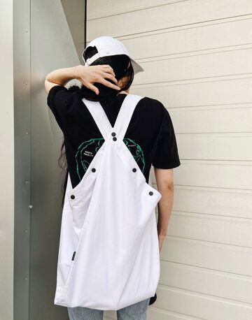 Білий шопер-рюкзак "Блокнот"