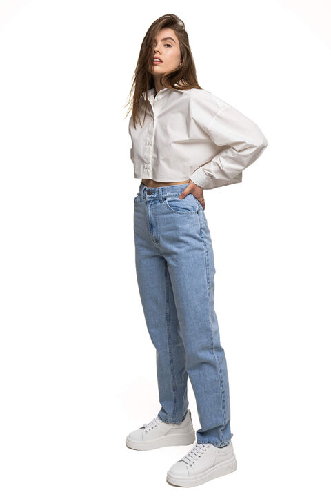 Блакитні джинси Straight Jeans Blue