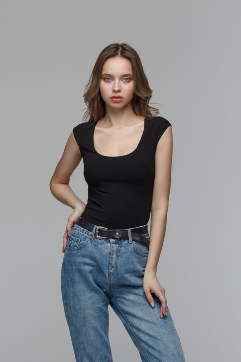 Чорне боді Gemini