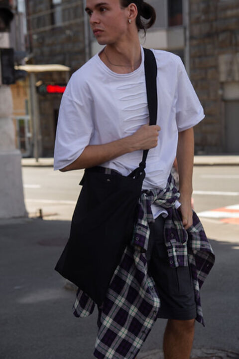 Чорний шопер 50 на 50