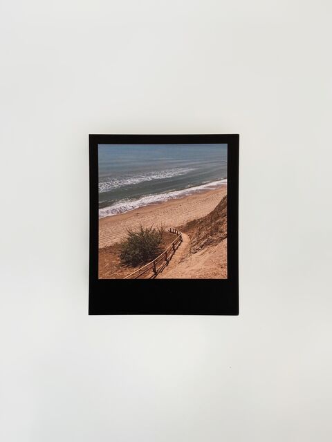 Postcard Stairs and Shore