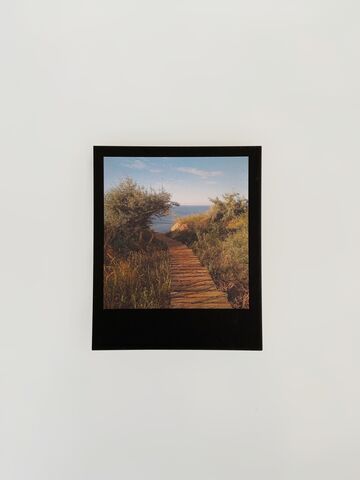 Postcard Path and Sea