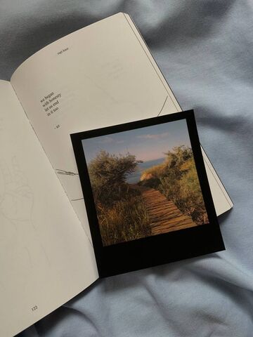 Postcard Path and Sea