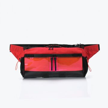 Червона поясна сумка Аракава mid size Cordura