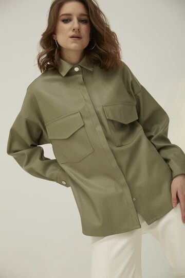 Оливкова сорочка Enjoy