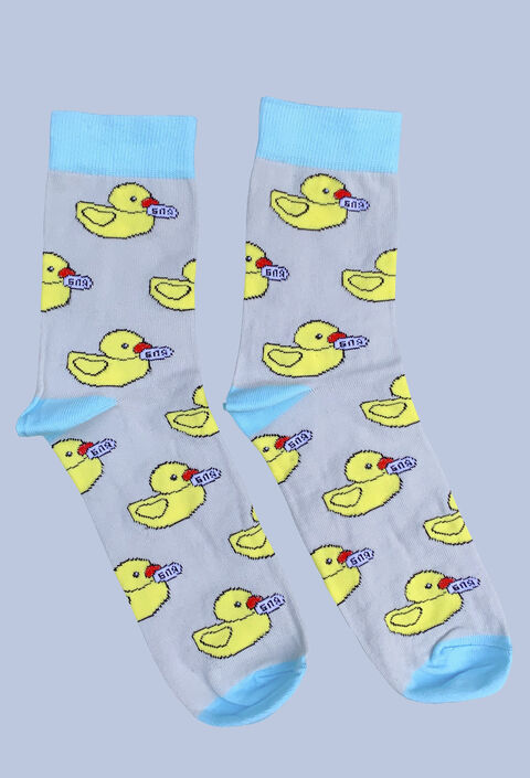 Grey socks Ducks