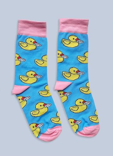 Розовые носки Уточка