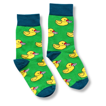 Green socks Duck