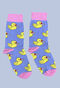 Блакитні шкарпетки Качечка
