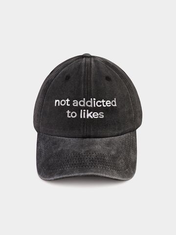 Denim Cap "Not Addicted to Likes"