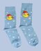 Блакитні шкарпетки Новорічна Качечка