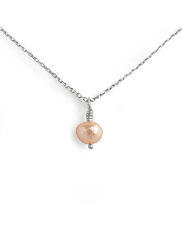 Підвіска Перлинка Рожева