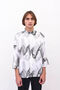 Shirt in abstract waves