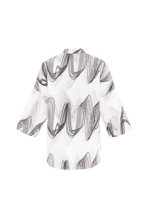 Сорочка в абстрактні хвилі