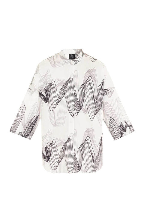 Сорочка в абстрактні хвилі
