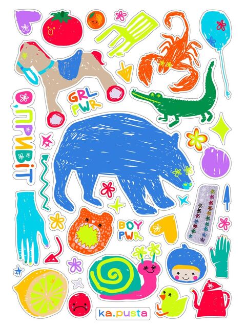 Sticker sheet Oh hello