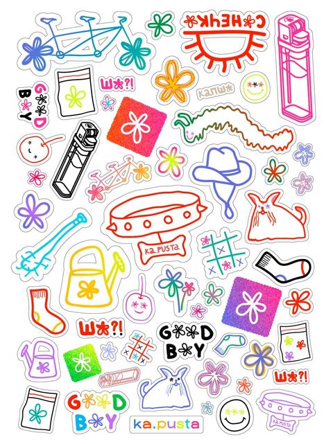 Лист стікерів Нашийник