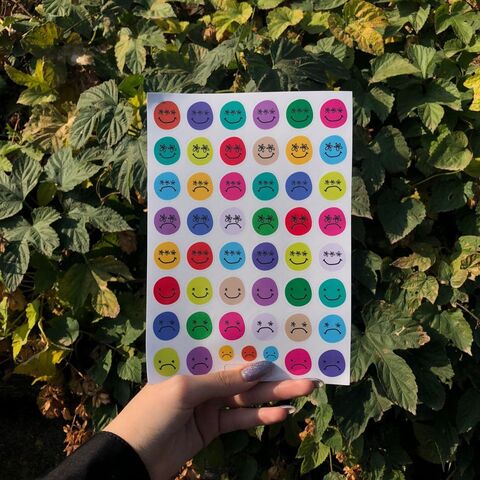 Лист стікерів Мордочки