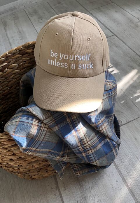 Beige cap Mind Your Own Business
