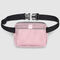 Belt bag made of pink mesh