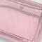 Belt bag made of pink mesh