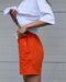Оранжеві Жіночі шорти Лого