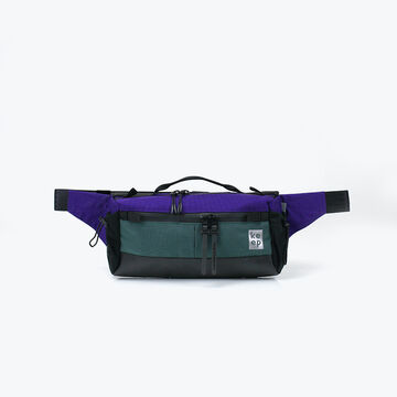Поясна сумка Аракава mini фіолетова
