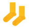 Yellow socks with elastic band