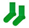 Green socks with elastic band