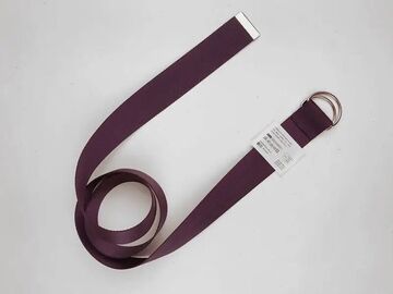Nylon Belt in Eggplant Color