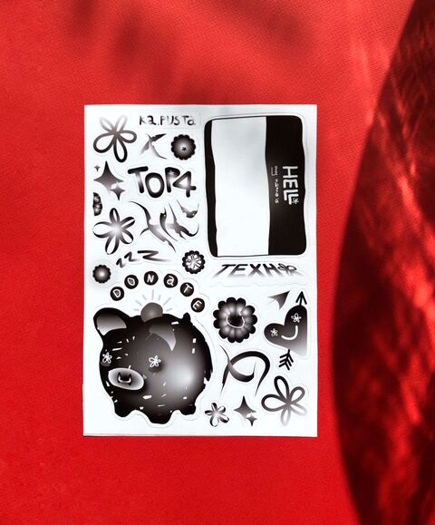 Лист стікерів Hello My Name Is